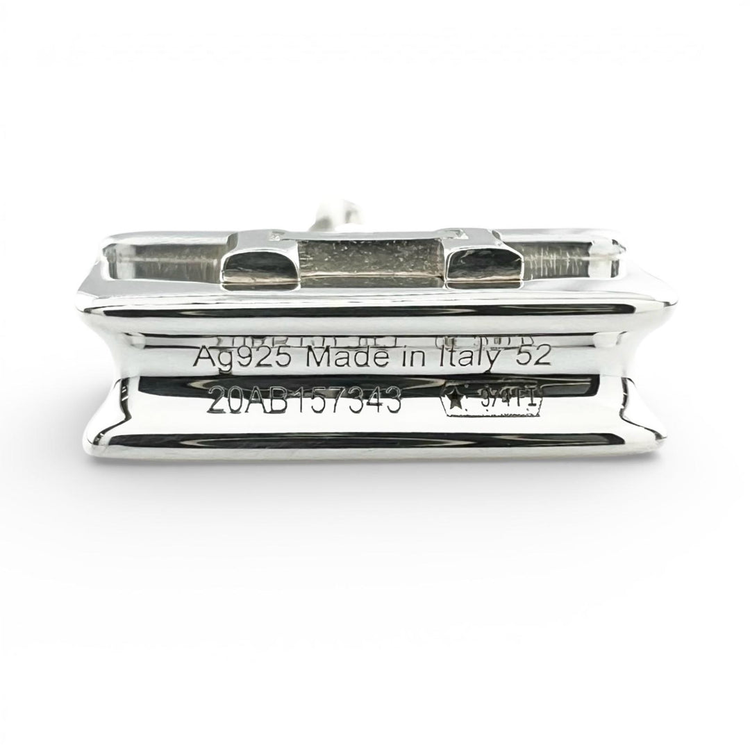 Excellent HERMES Ring Amulet Constance Silver AG925 Women 52