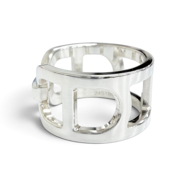 Great HERMES Ring ring Everchaine d'Ancre Ring Silver AG925 Women 50