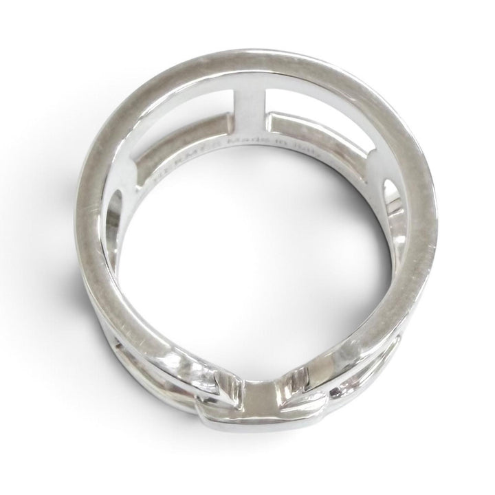 Great HERMES Ring ring Everchaine d'Ancre Ring Silver AG925 Women 50
