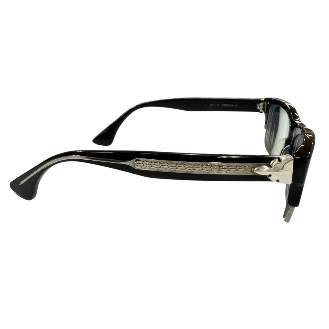 Very Good CHROME HEARTS Glasses MINGUS-A Flare Knee Color Lenses black 925 mens