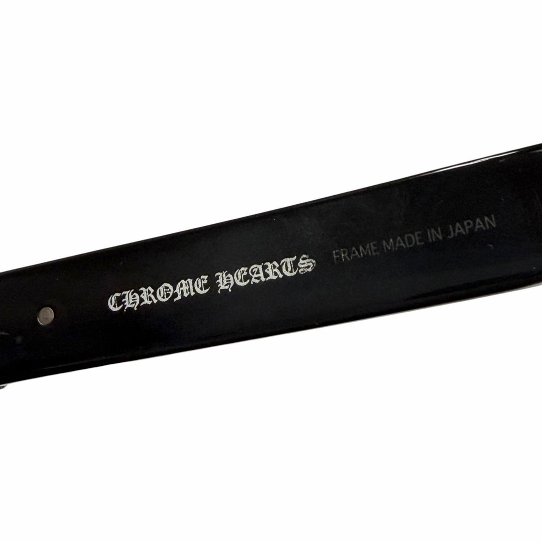 Very Good CHROME HEARTS Glasses MINGUS-A Flare Knee Color Lenses black 925 mens
