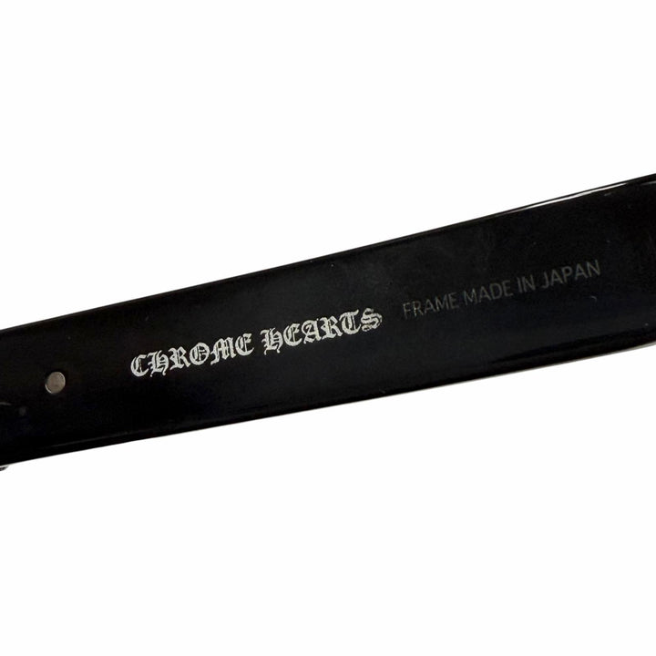 Very Good CHROME HEARTS Glasses MINGUS-A Flare Knee Color Lenses black 925 mens