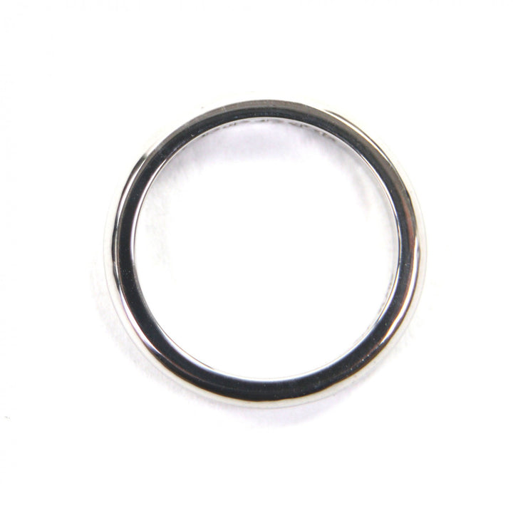 Excellent CHROME HEARTS Ring Wedding band Silver K18WG Women