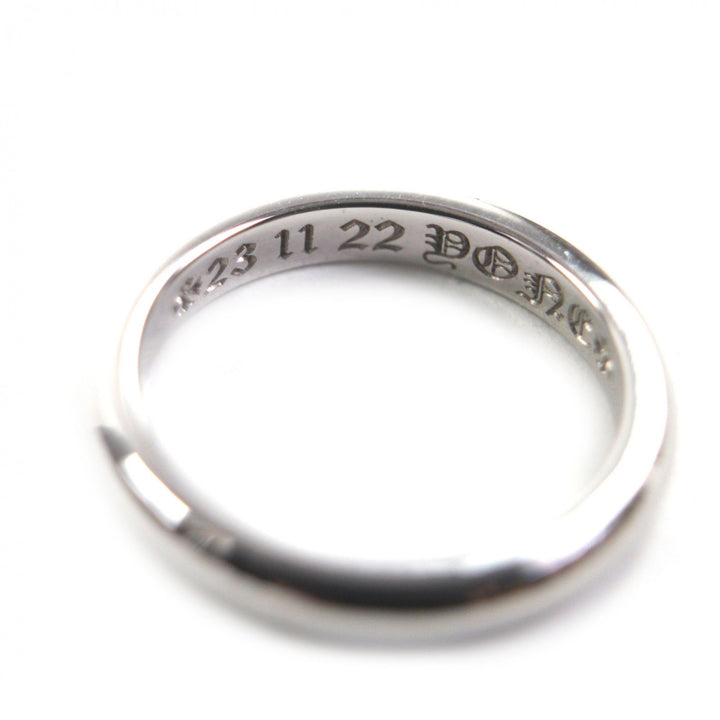 Excellent CHROME HEARTS Ring Wedding band Silver K18WG Women