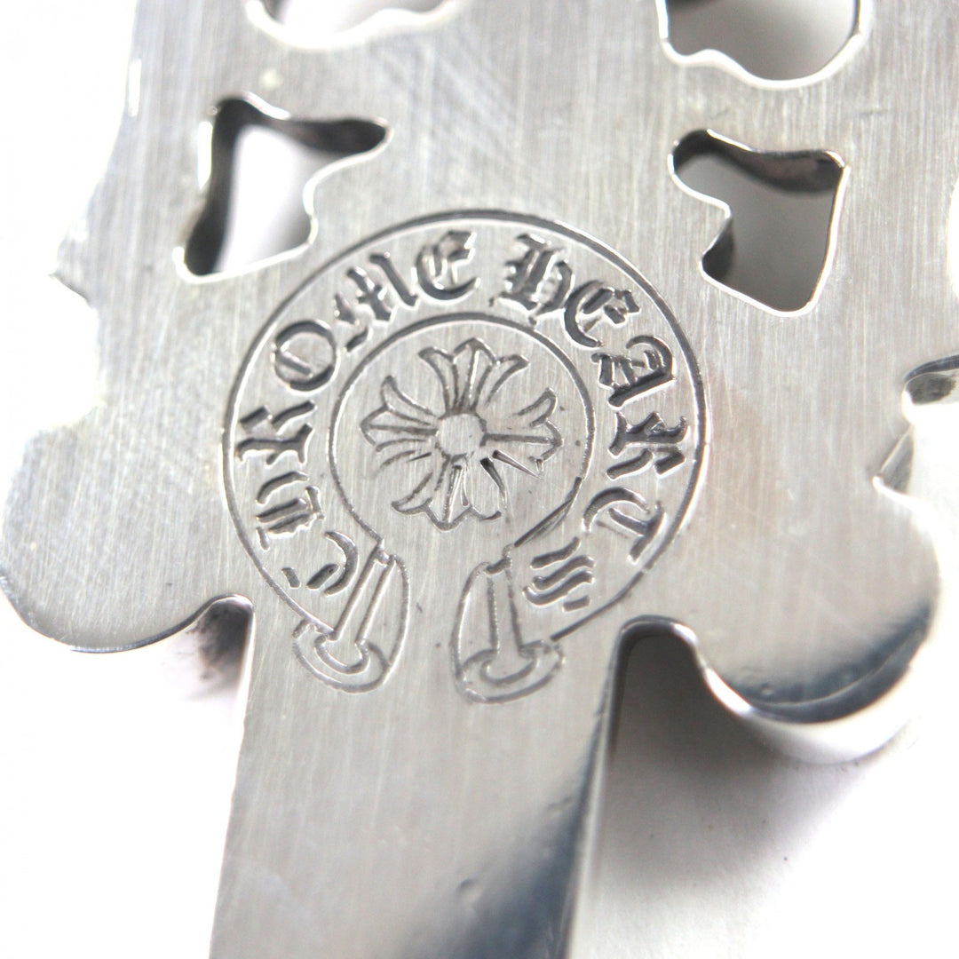 Great CHROME HEARTS Pendant top Large Dagger Silver 925 mens
