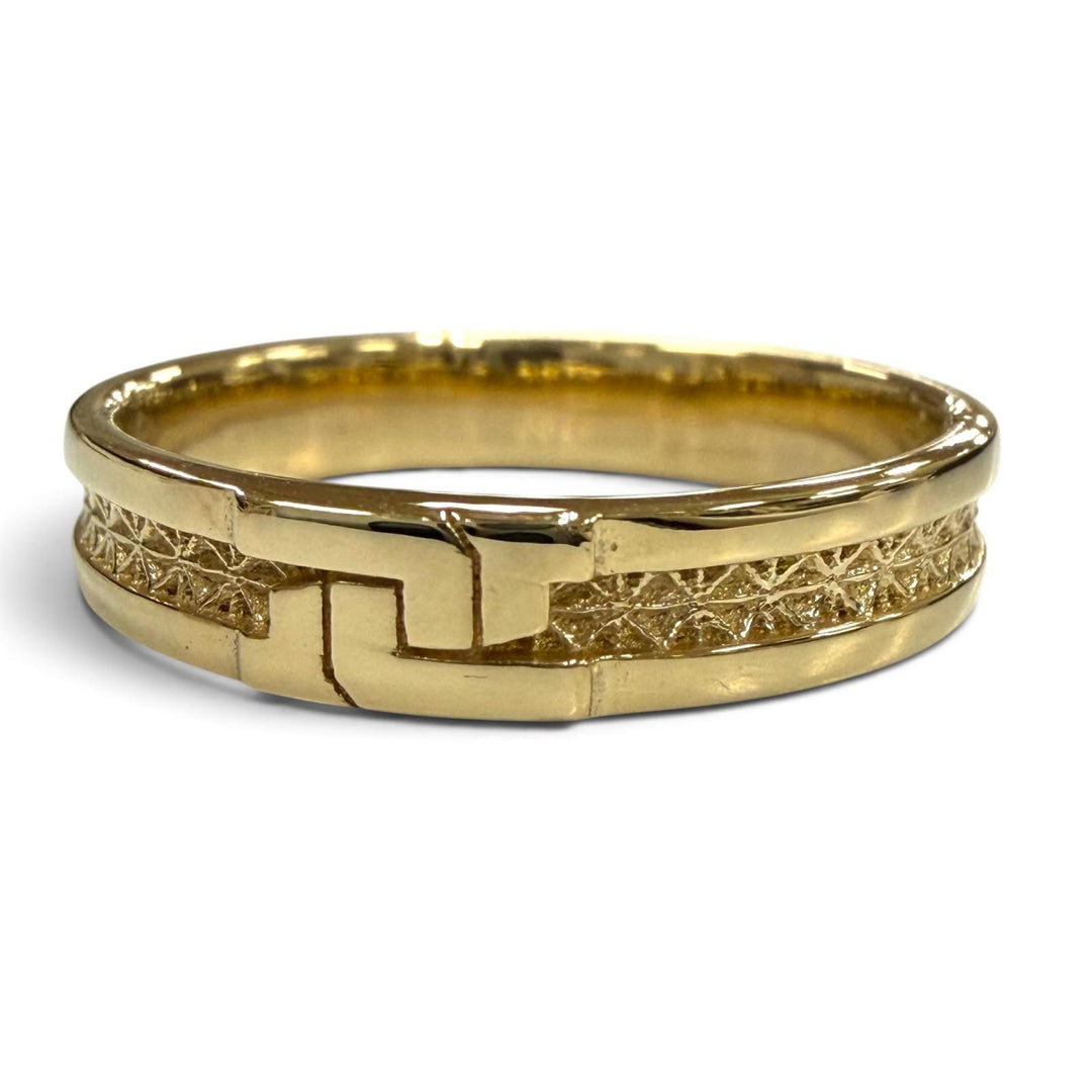 Excellent AVALANCHE Ring ring gold 10K mens