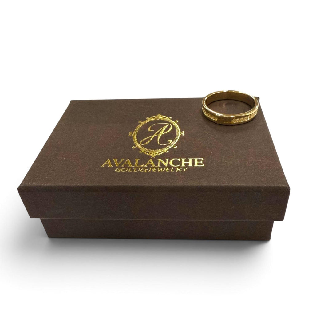 Excellent AVALANCHE Ring ring gold 10K mens