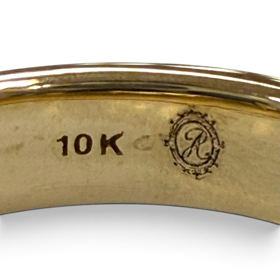 Excellent AVALANCHE Ring ring gold 10K mens