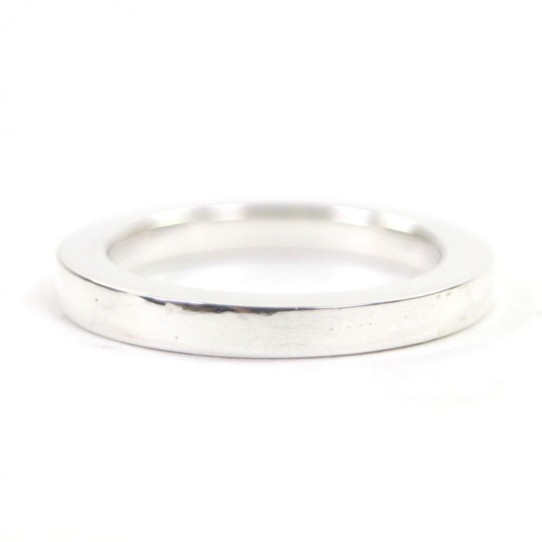 Excellent CHROME HEARTS Ring Spacer ring plane 0.1"" Silver 925 mens