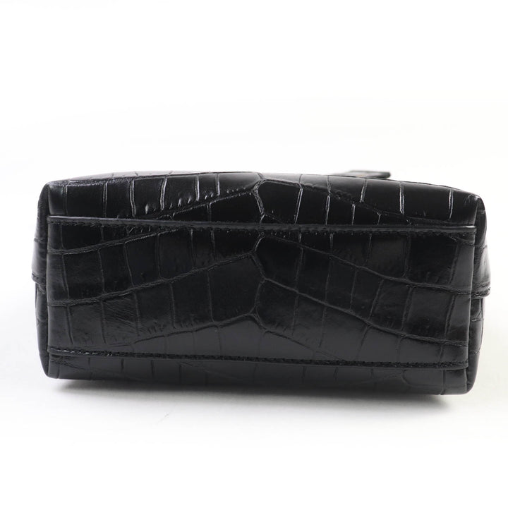 Excellent SAINT LAURENT PARIS Shoulder Bag Mini Toy Shopping Croco-embossed