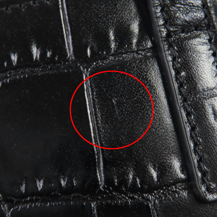 Excellent SAINT LAURENT PARIS Shoulder Bag Mini Toy Shopping Croco-embossed