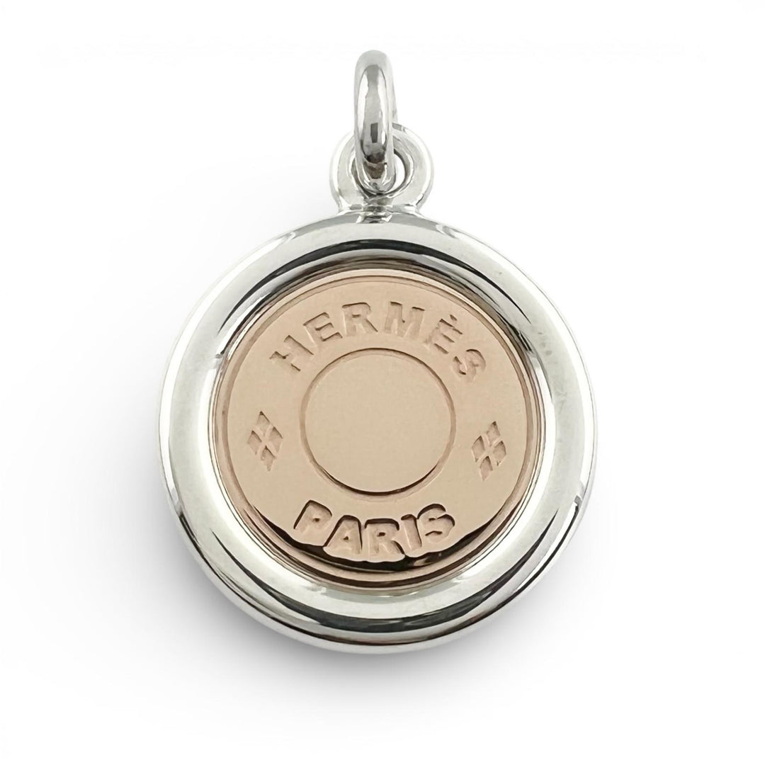 Excellent HERMES Pendant top Serie combination Silver AG925 Women
