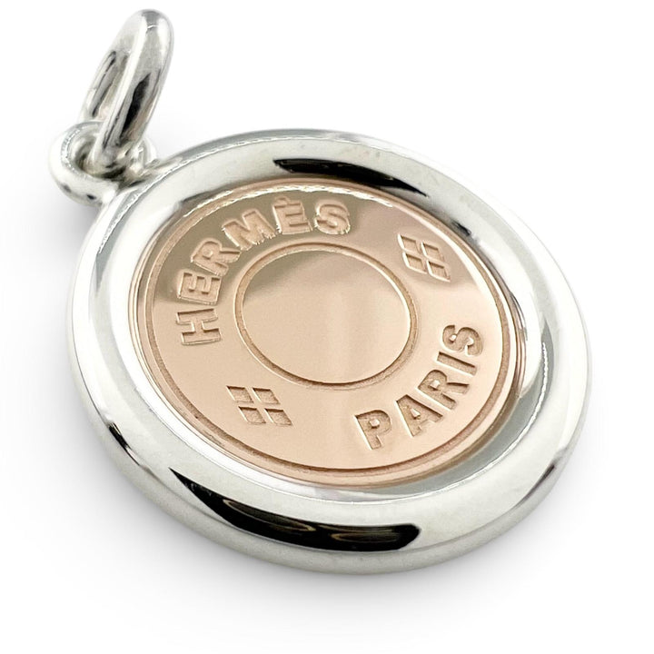 Excellent HERMES Pendant top Serie combination Silver AG925 Women