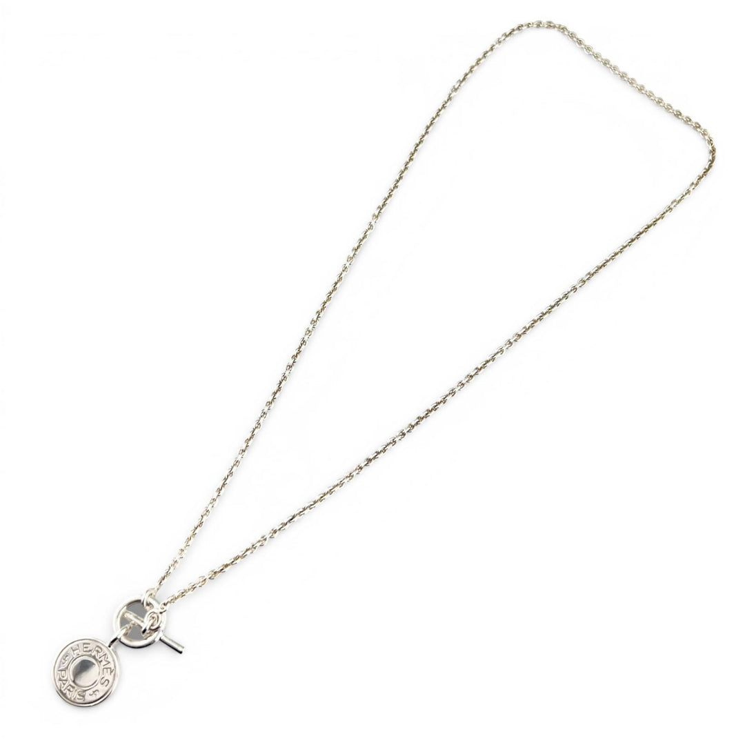 Great HERMES Necklace Amulet Series Silver AG925 Women