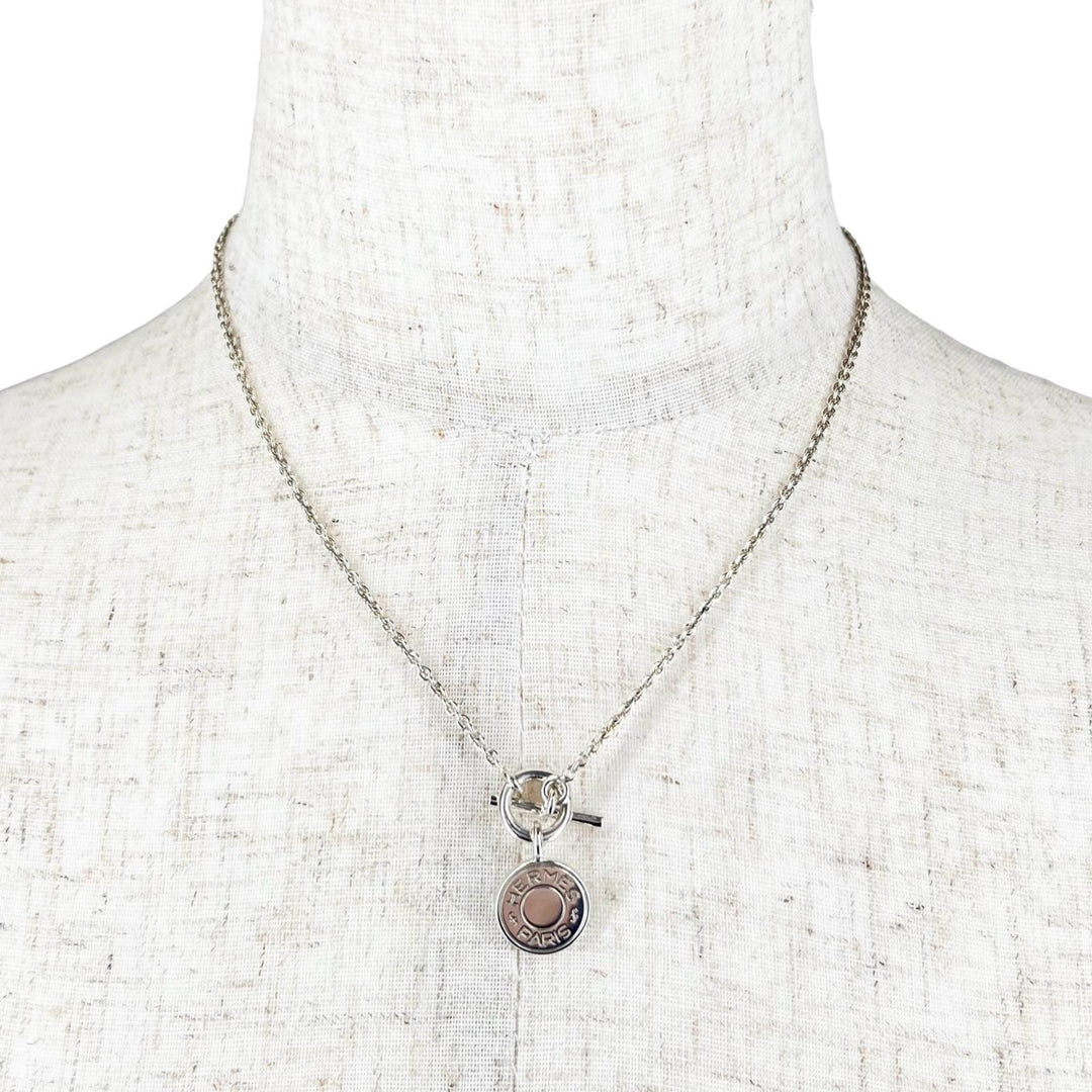 Great HERMES Necklace Amulet Series Silver AG925 Women