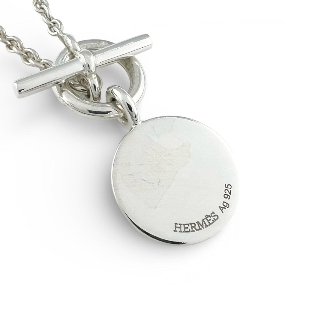 Great HERMES Necklace Amulet Series Silver AG925 Women