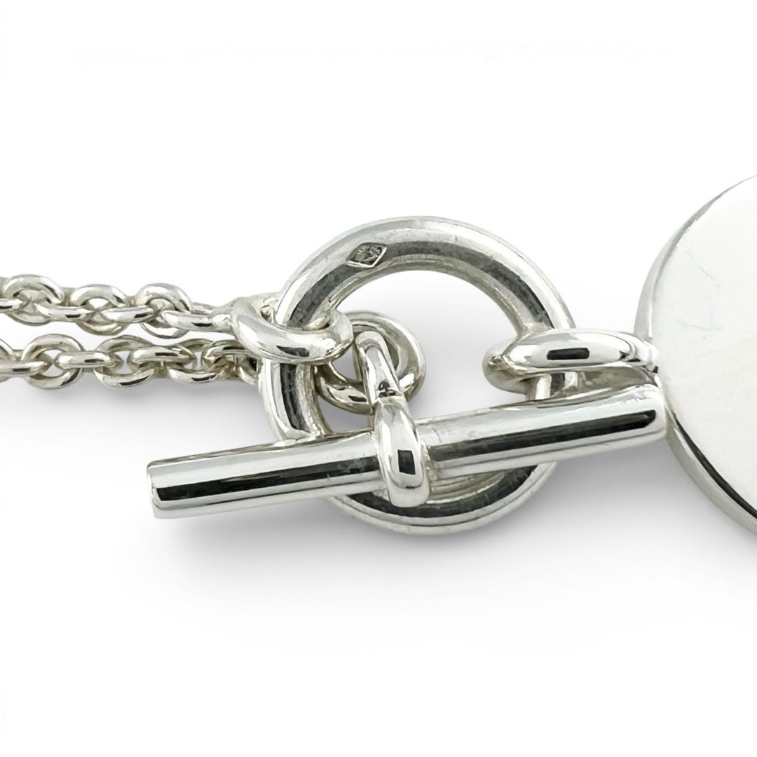 Great HERMES Necklace Amulet Series Silver AG925 Women