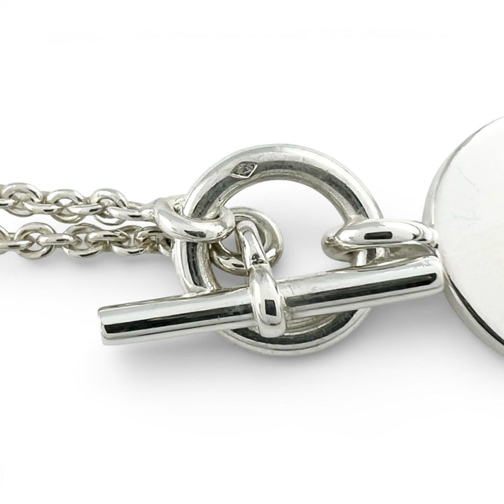Great HERMES Necklace Amulet Series Silver AG925 Women