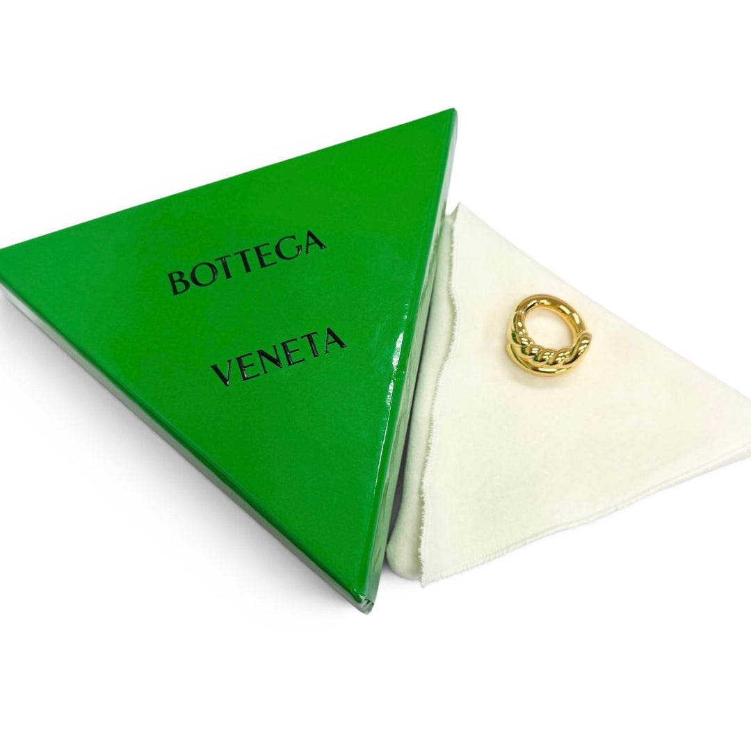 Great BOTTEGAVENETA Ring ring Twist gold AG925 mens 15