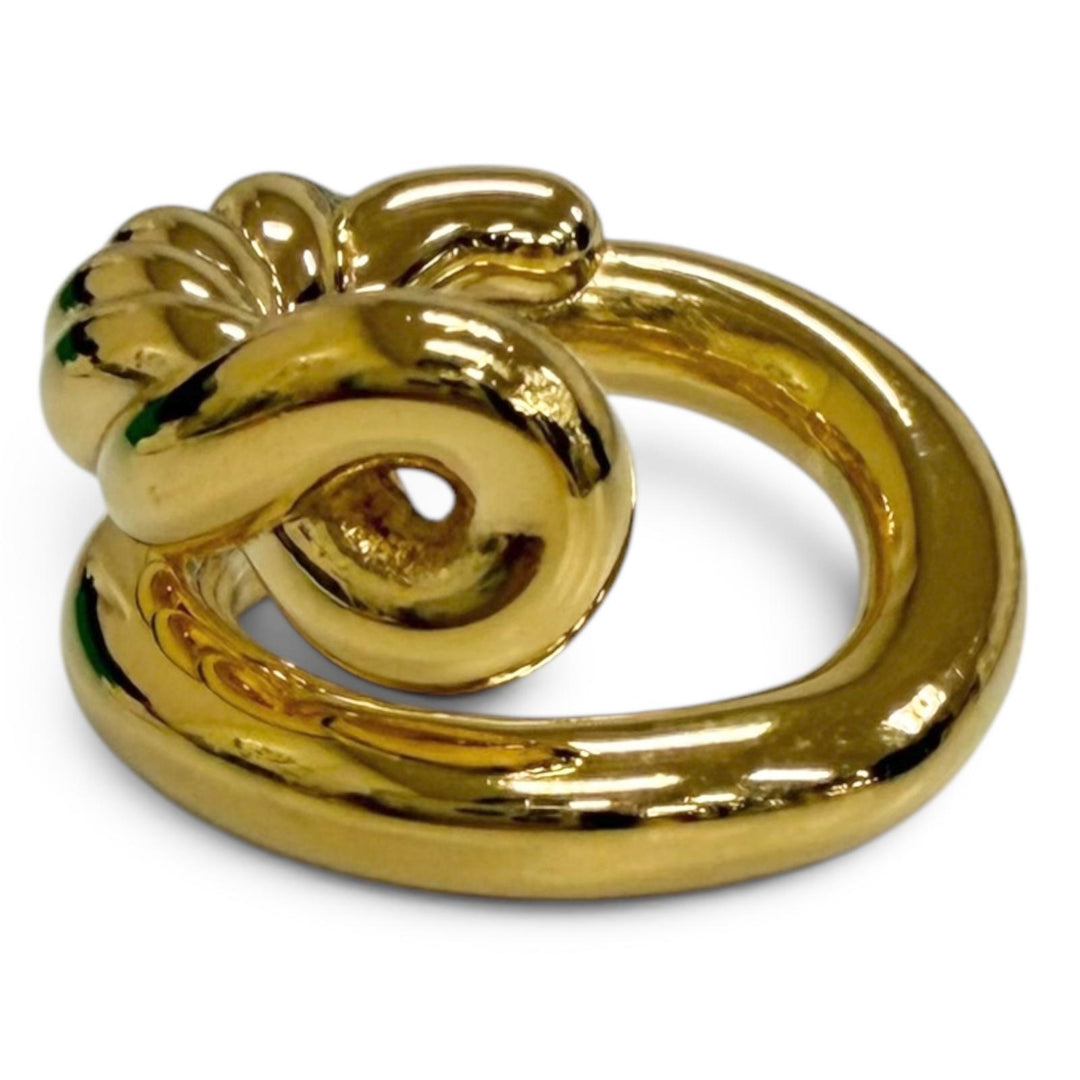 Great BOTTEGAVENETA Ring ring Twist gold AG925 mens 15