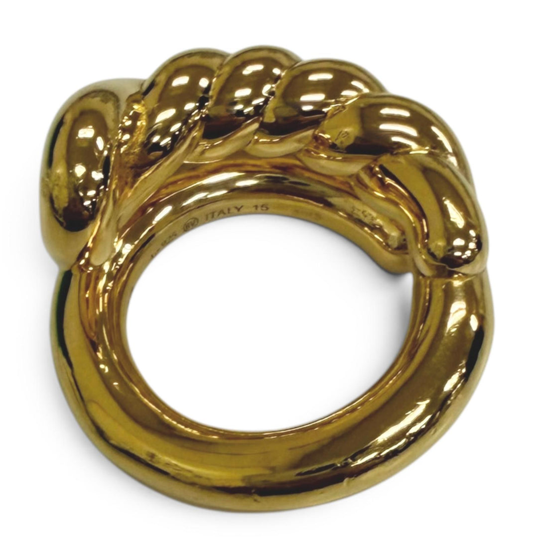 Great BOTTEGAVENETA Ring ring Twist gold AG925 mens 15
