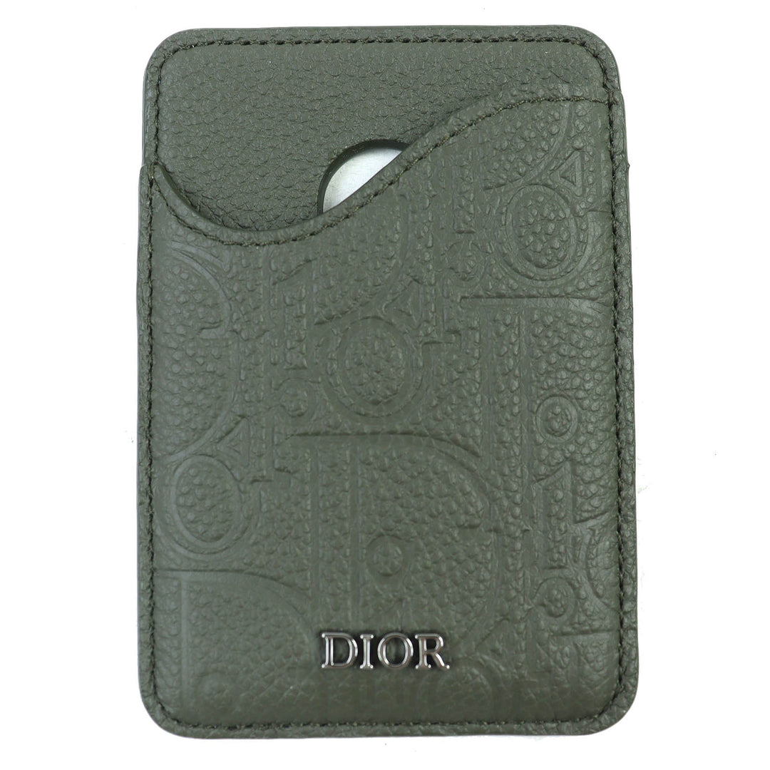 Excellent DIOR Card Case SADDLE saddle Gravity Leather Card Holder 2ADCH168FLG