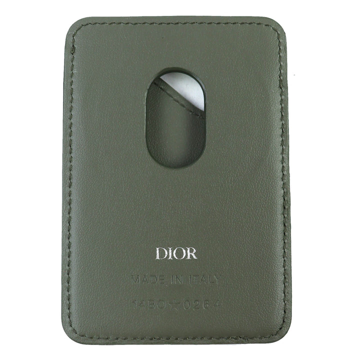 Excellent DIOR Card Case SADDLE saddle Gravity Leather Card Holder 2ADCH168FLG