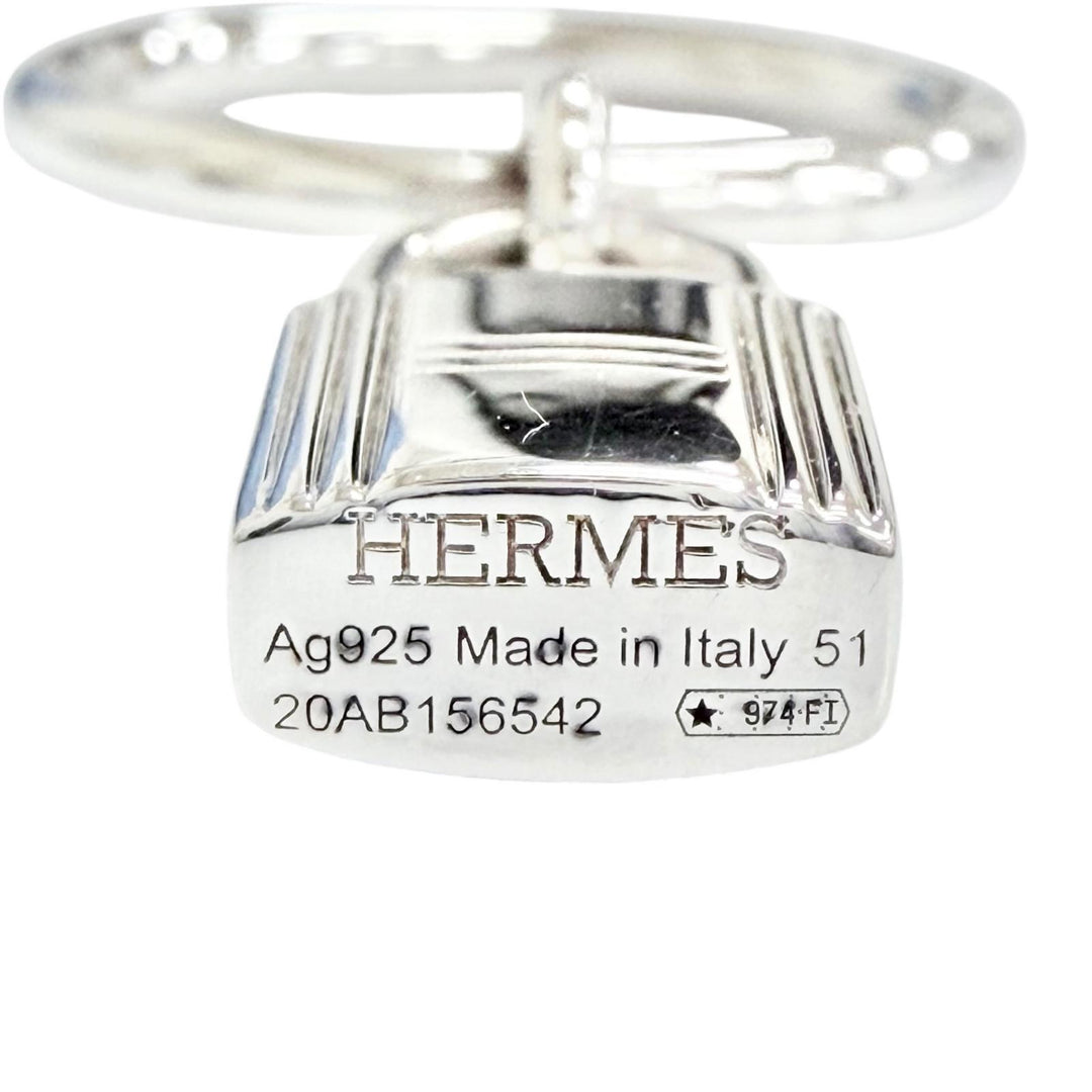 Excellent HERMES Ring ring Amulet Cadena Ring Silver AG925 Women