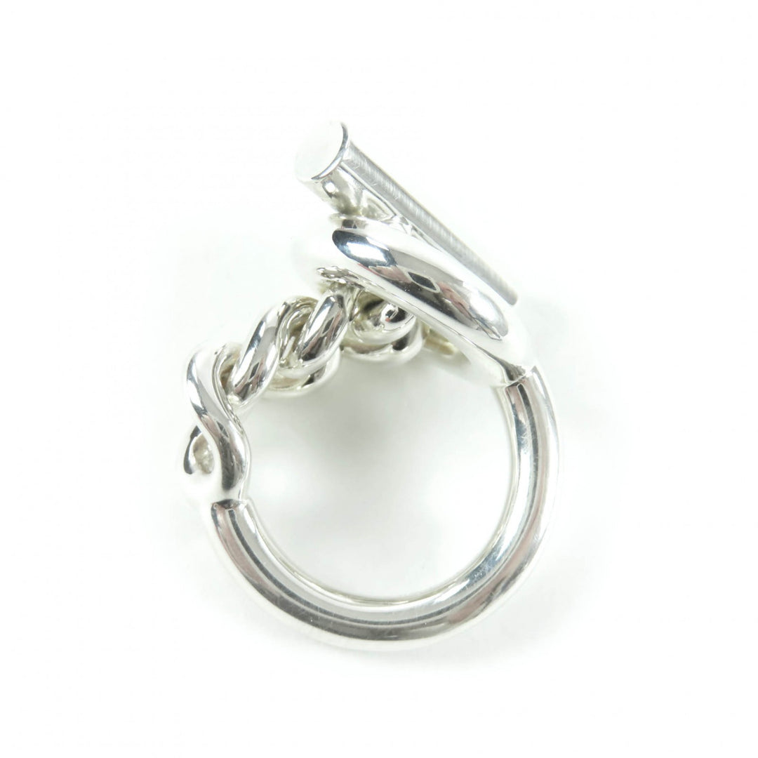 Excellent HERMES Ring Croisette ring Silver AG925 Women