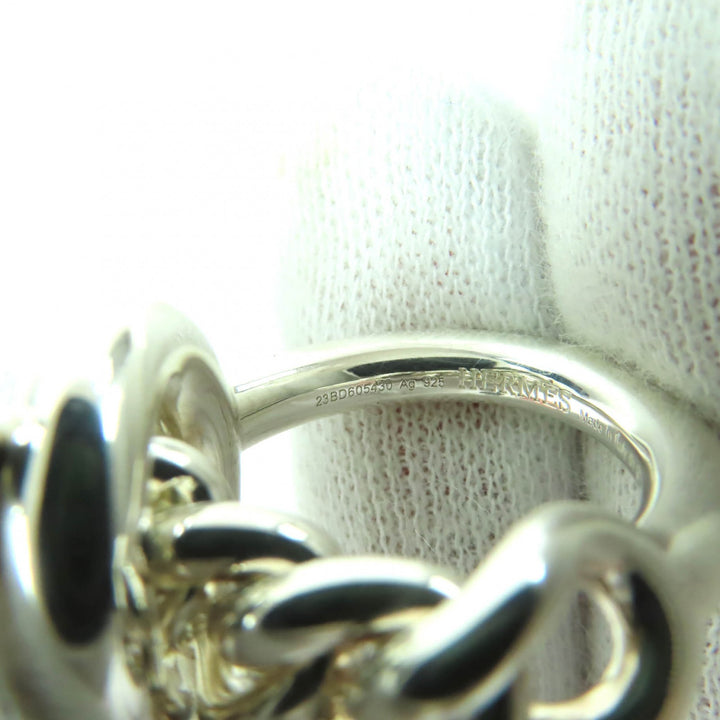 Excellent HERMES Ring Croisette ring Silver AG925 Women