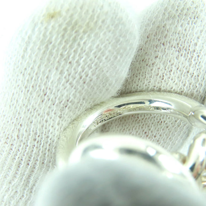 Excellent HERMES Ring Croisette ring Silver AG925 Women