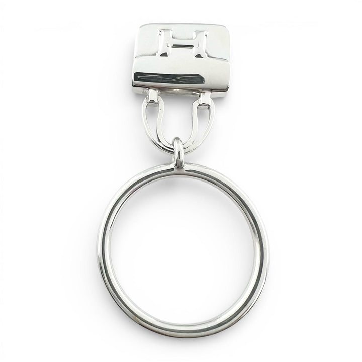 Excellent HERMES Ring Amulet Constance Silver AG925 Women 54