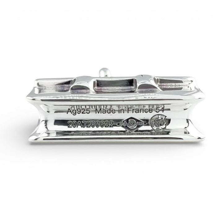 Excellent HERMES Ring Amulet Constance Silver AG925 Women 54