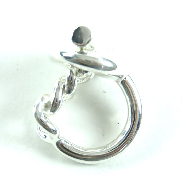 HERMES リング クロワゼットリング アクセサリー シルバー AG925