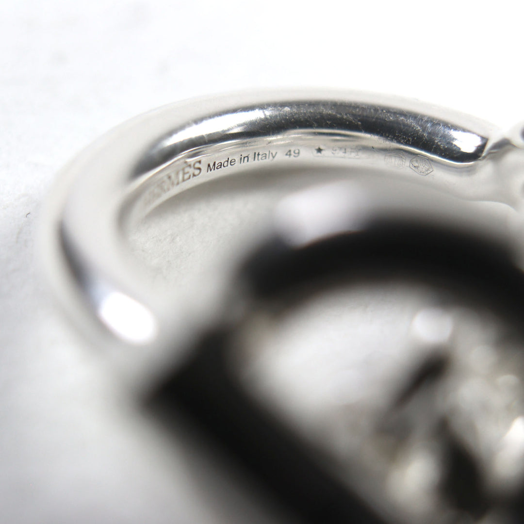 HERMES リング クロワゼットリング アクセサリー シルバー AG925