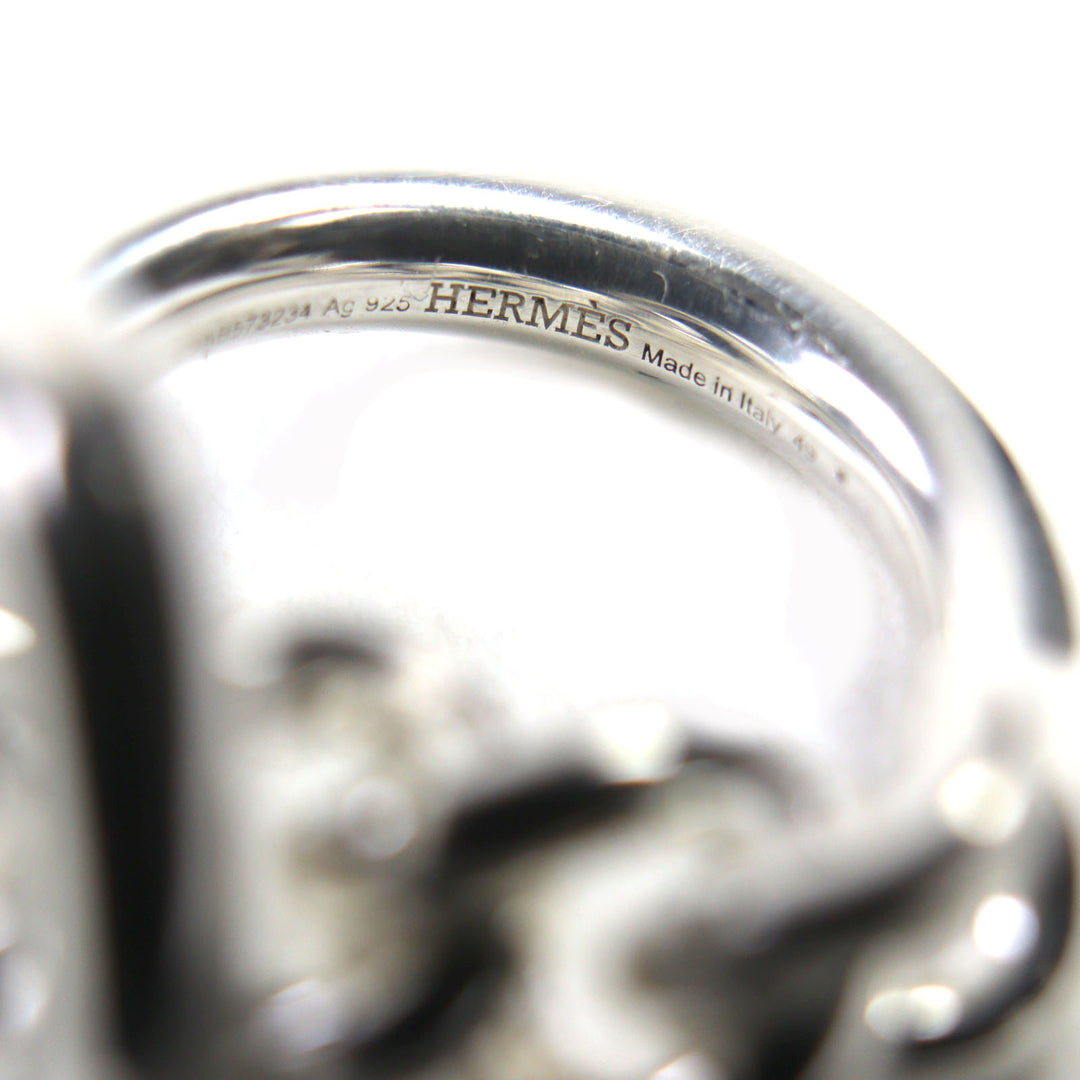HERMES リング クロワゼットリング アクセサリー シルバー AG925