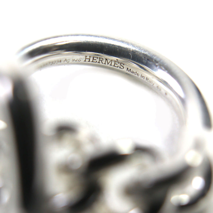 HERMES リング クロワゼットリング アクセサリー シルバー AG925