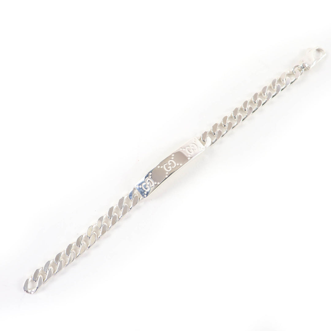Great GUCCI bracelet Signature GG Silver AG925 Women 16