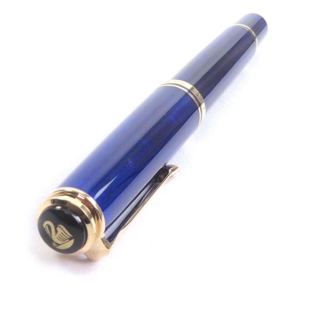 Excellent PERIKAN fountain pen Special liquidation item, cap type Marine Blue