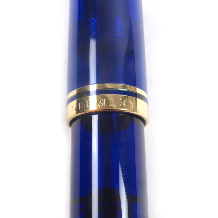 Excellent PERIKAN fountain pen Special liquidation item, cap type Marine Blue