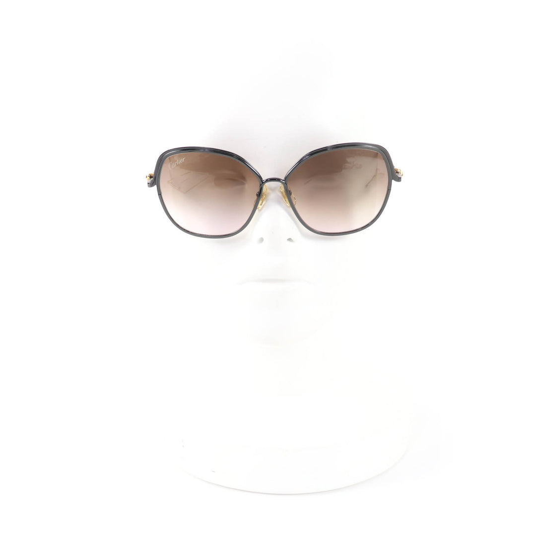 Great Cartier sunglasses Trinity twist black Women