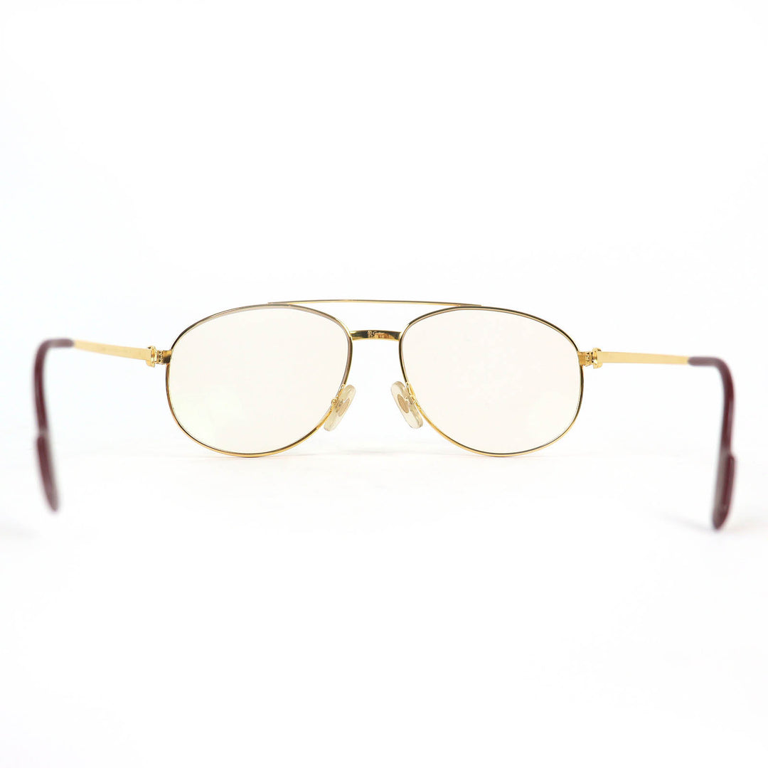 Great Cartier Glasses Trinity Two Bridges gold mens