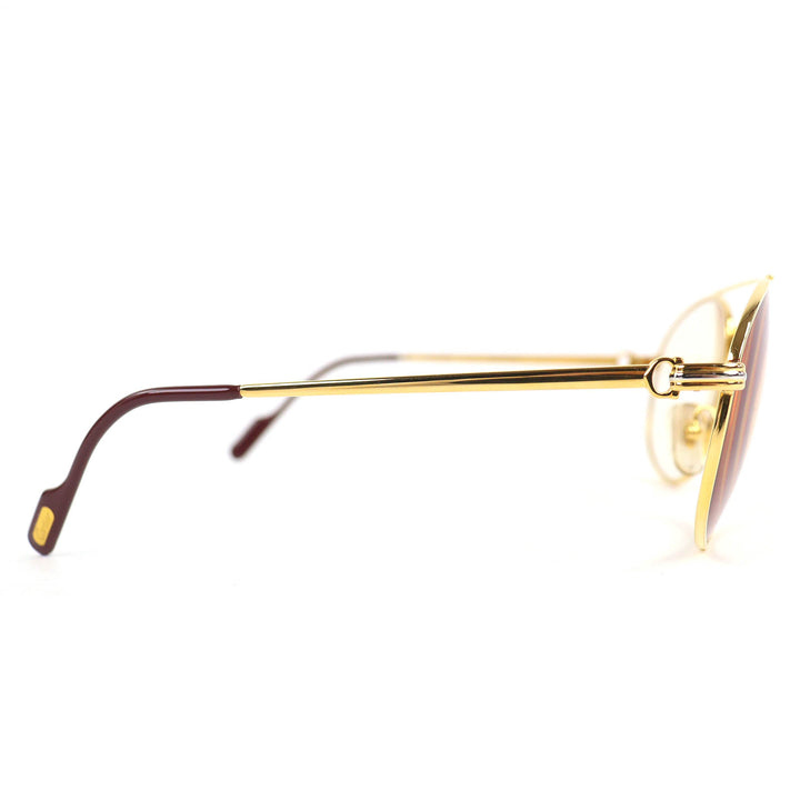 Great Cartier Glasses Trinity Two Bridges gold mens