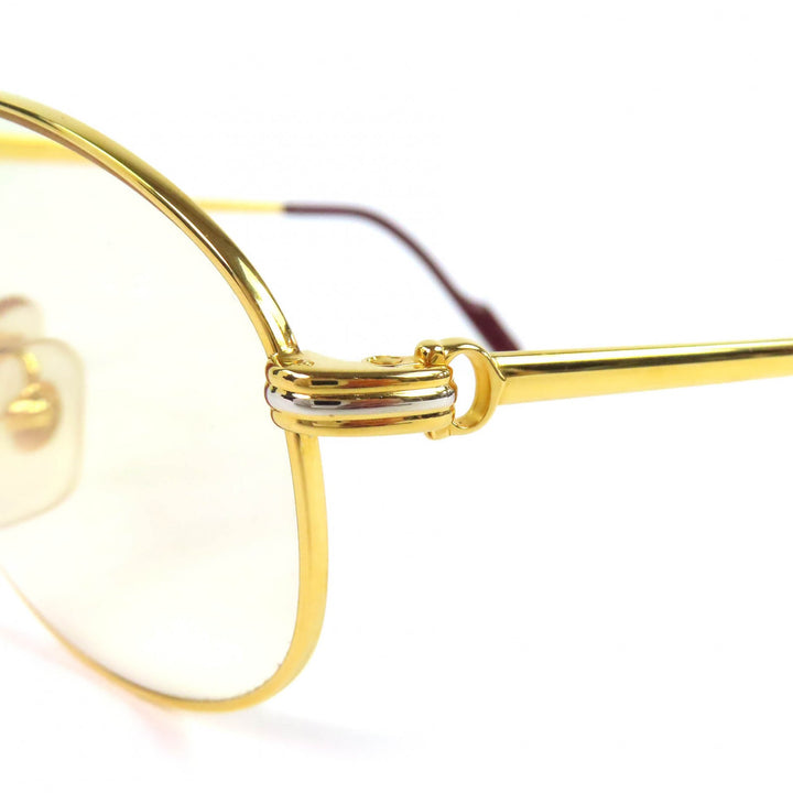Great Cartier Glasses Trinity Two Bridges gold mens