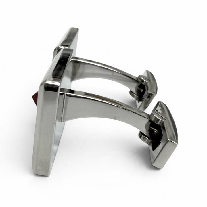 Very Good Cartier Cufflinks cufflinks Letter motif Silver AG925 mens