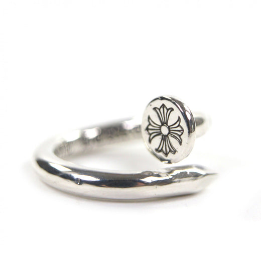 Great CHROME HEARTS Ring NAIL FLAT CH Plus Silver 925 mens
