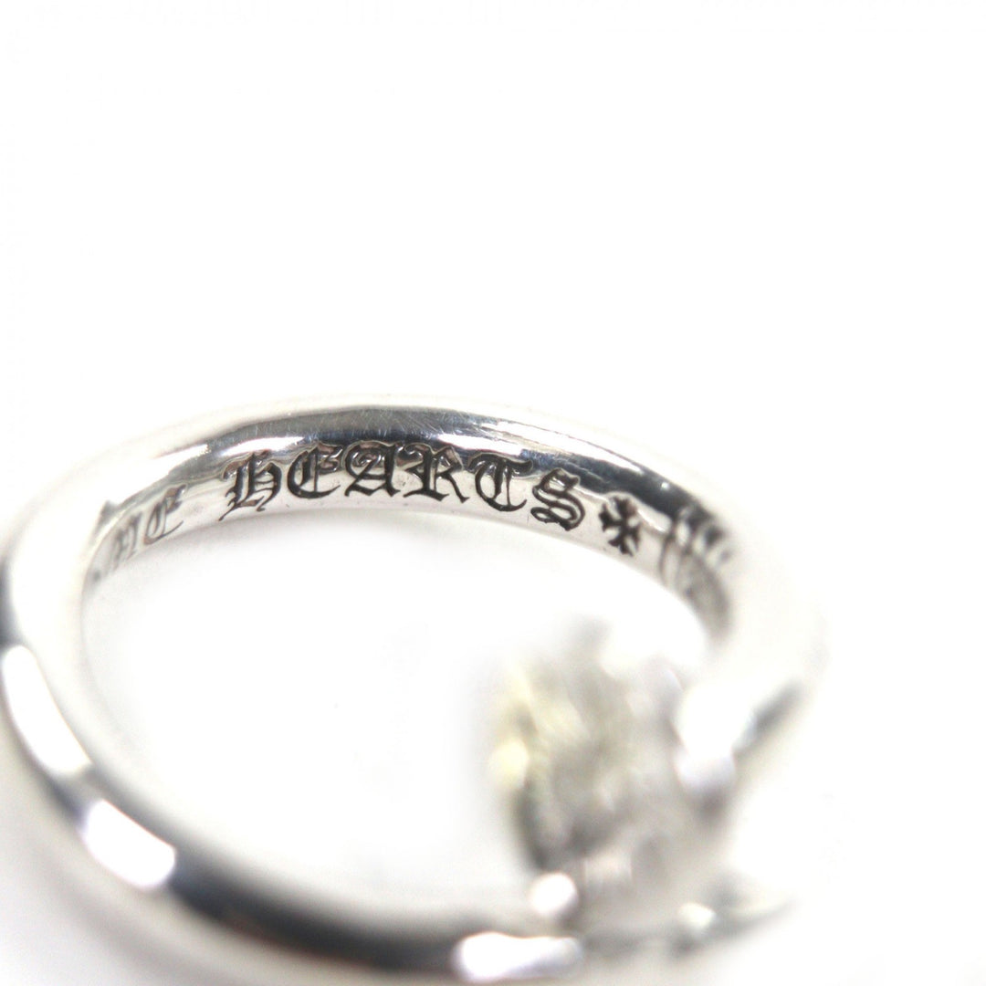 Great CHROME HEARTS Ring NAIL FLAT CH Plus Silver 925 mens