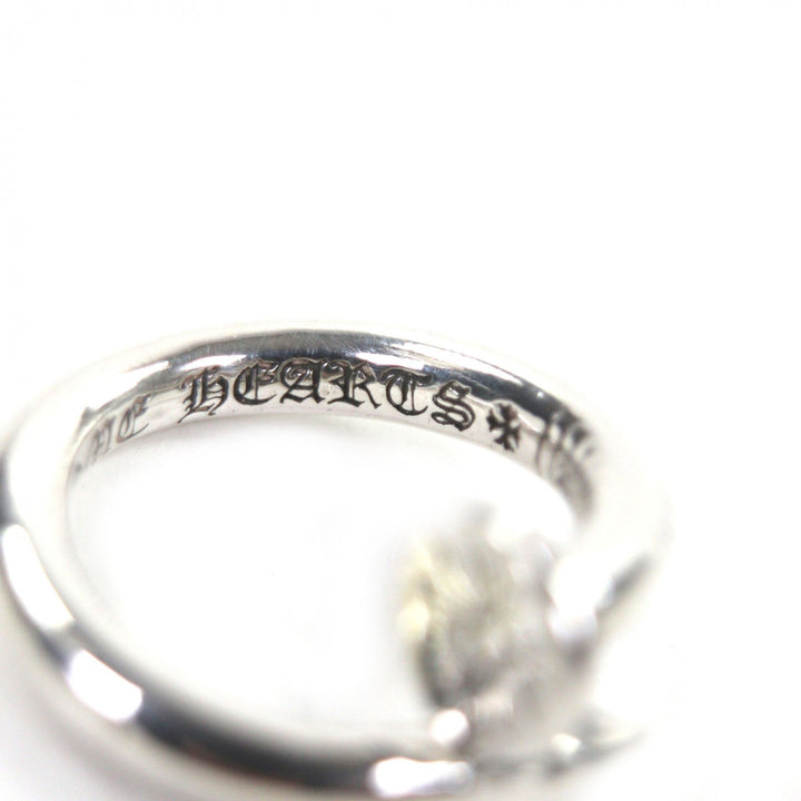 Great CHROME HEARTS Ring NAIL FLAT CH Plus Silver 925 mens