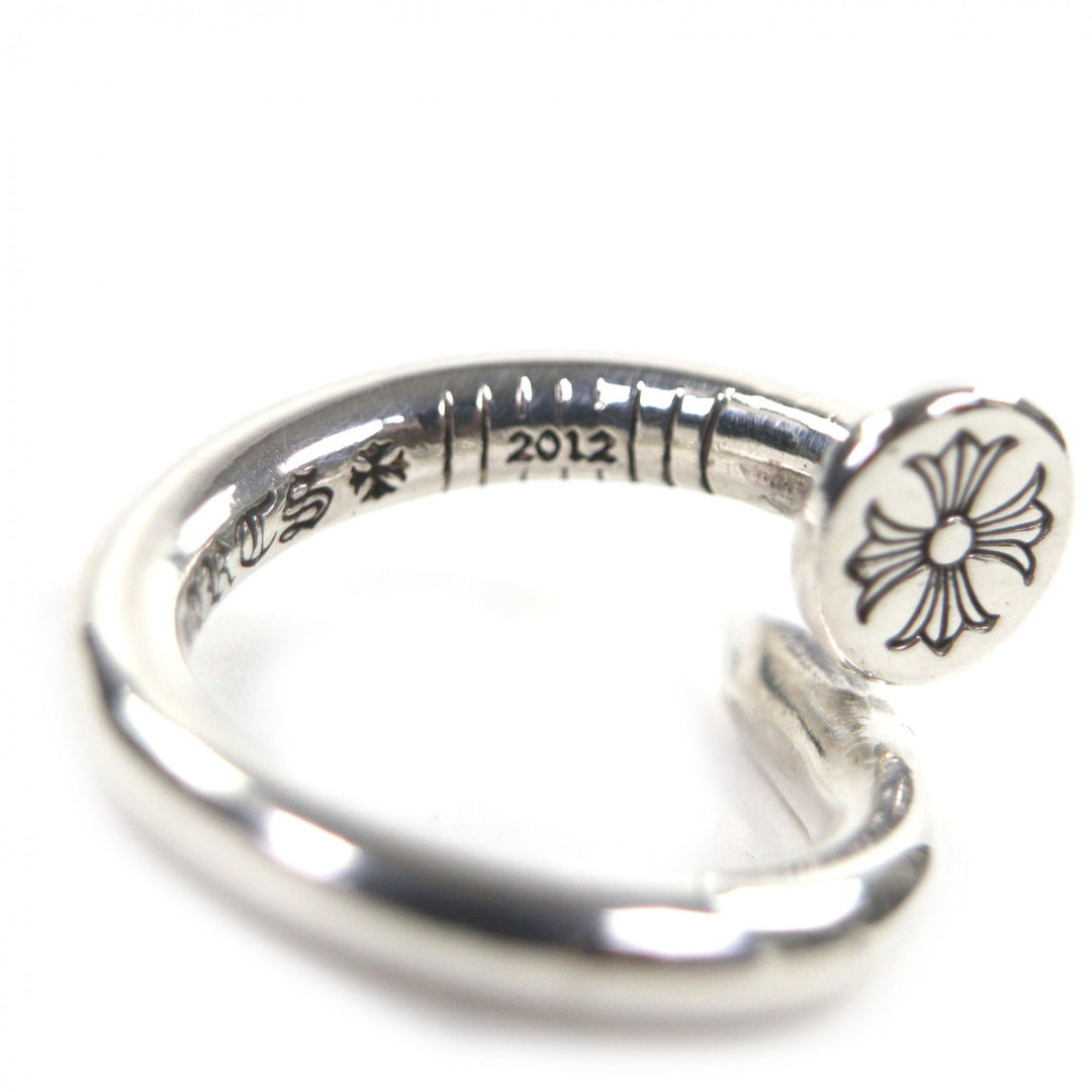 Great CHROME HEARTS Ring NAIL FLAT CH Plus Silver 925 mens