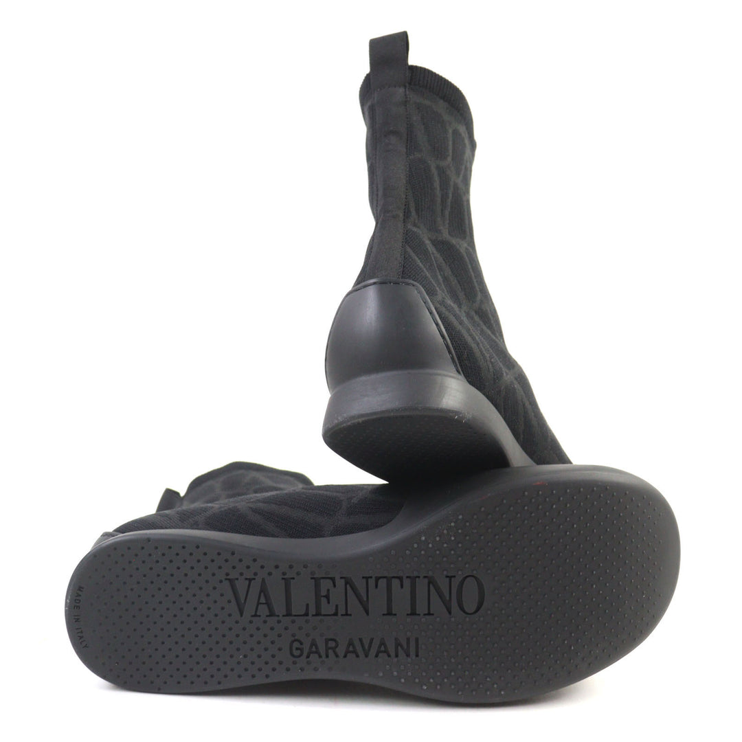Pristine Valentino Garavani boots City Shore Toile Iconograph 42 3Y2S0H35JFX